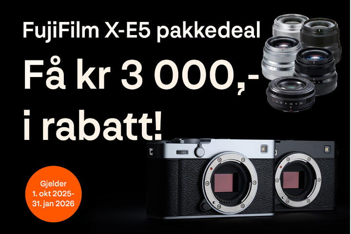 Fujifllm X-E5 pakkedeal